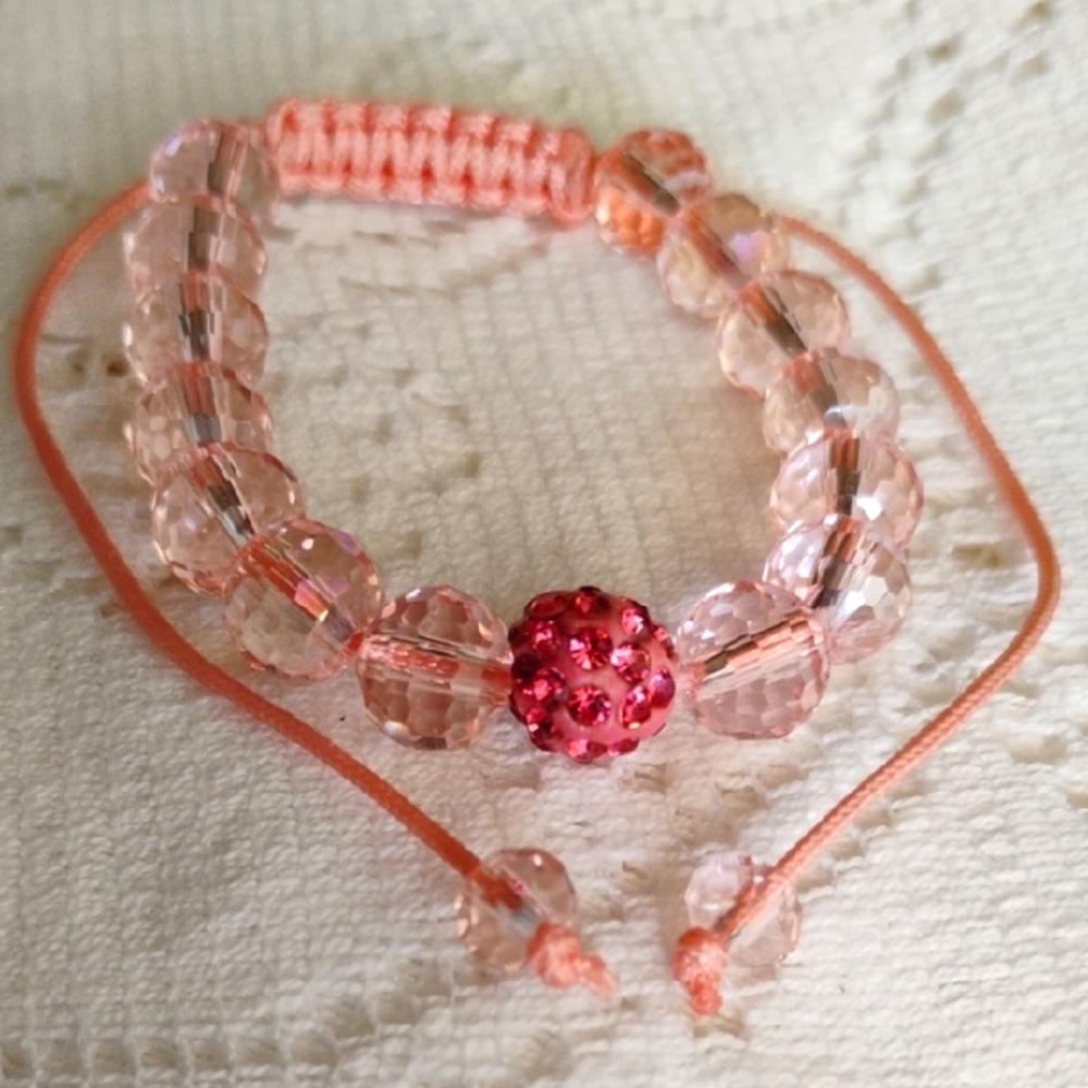 Kids glass bead bracelet